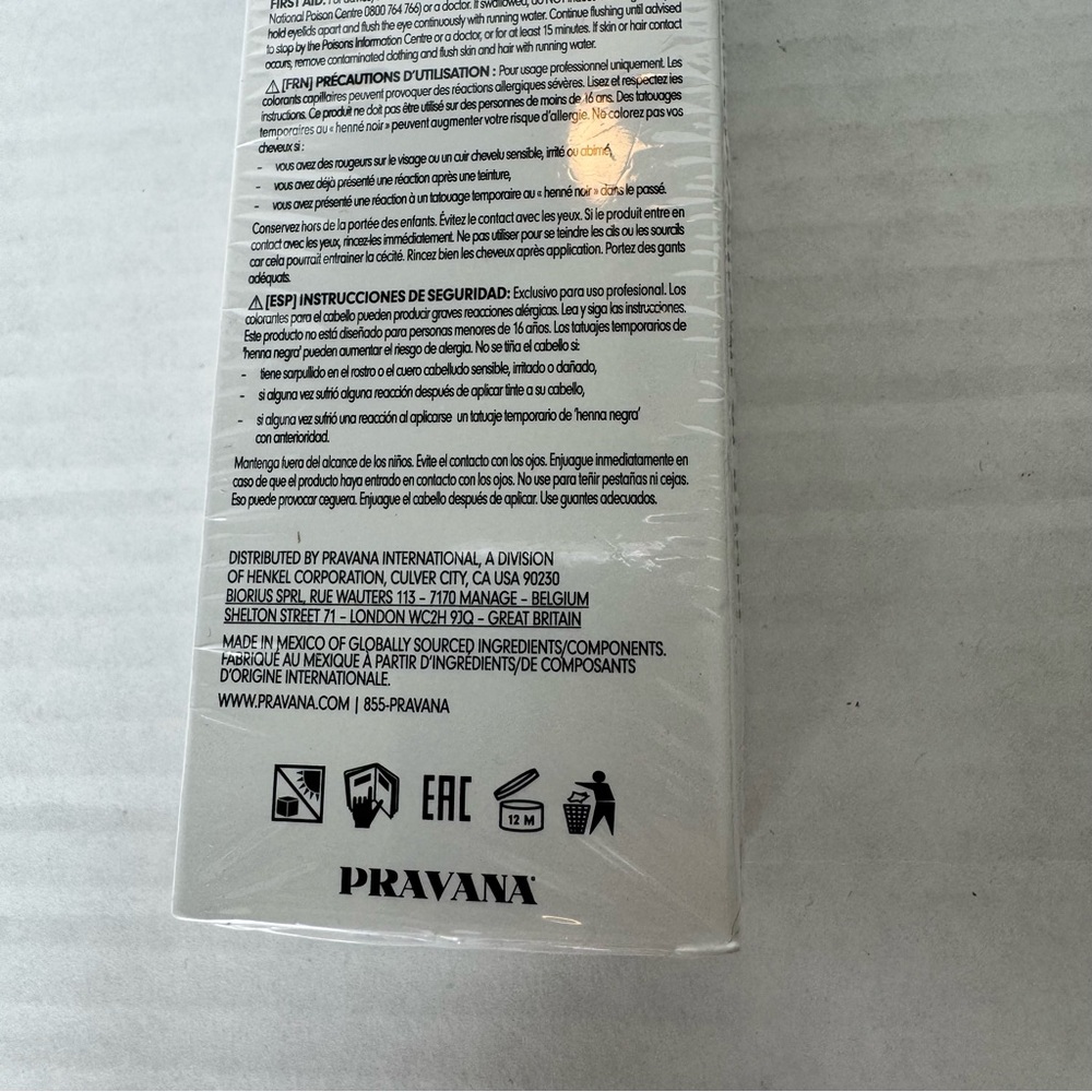 NIB Pravana ChromaSilk Permanent Creme Hair Color 7.43 Copper Golden Blonde - Picture 8 of 13